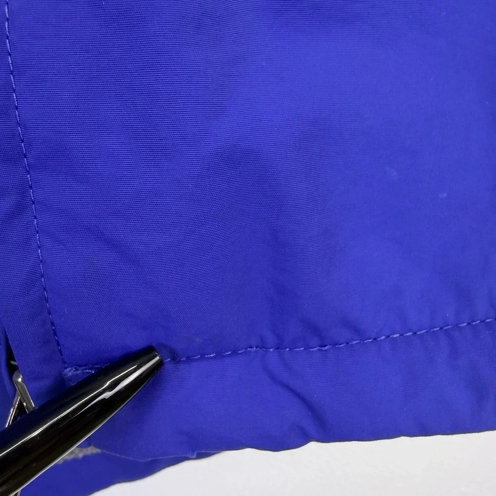 Vintage L.L. Bean‎ Men's Wind Rain Hiking Vest Size L Blue Fleece lined Full Zip